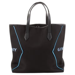 Givenchy Logo Shopper Tote Nylon with Leather Medium