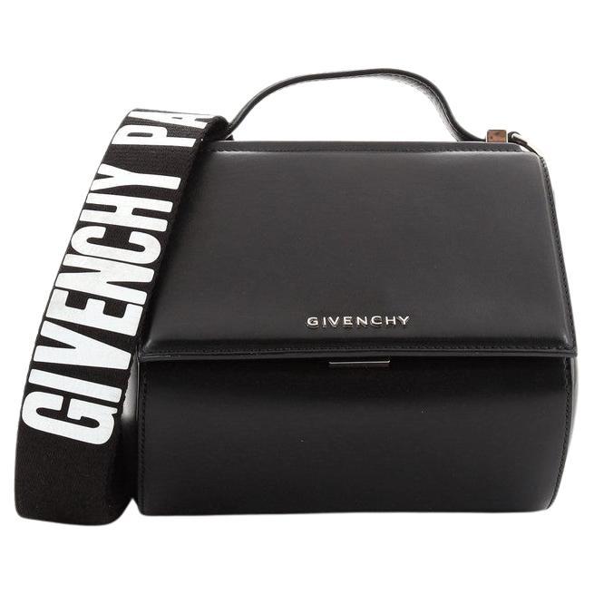 Givenchy Logo Strap Pandora Box Bag Leather Mini at 1stDibs | givenchy logo  strap bag, givenchy bag strap, givenchy replacement strap