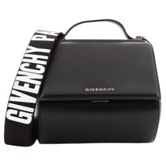 Givenchy Logo Strap Pandora Box Bag Leather Mini