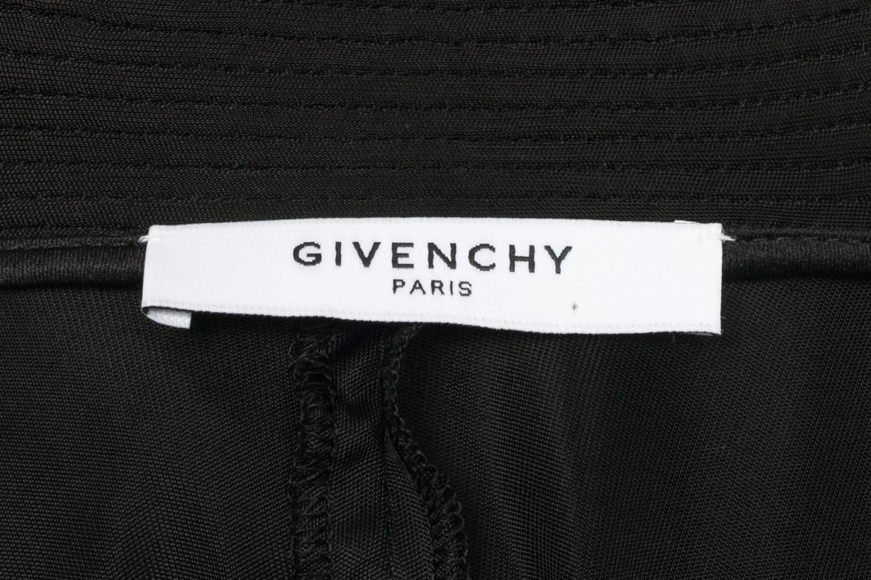 Givenchy Langes schwarzes Kleid im Angebot 6