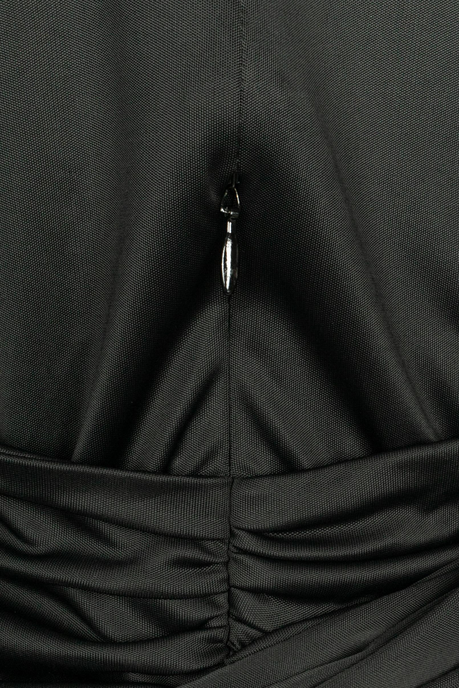 Givenchy Langes schwarzes Kleid im Angebot 3