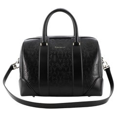 Givenchy Lucrezia Duffle Bag Embossed Leather Medium