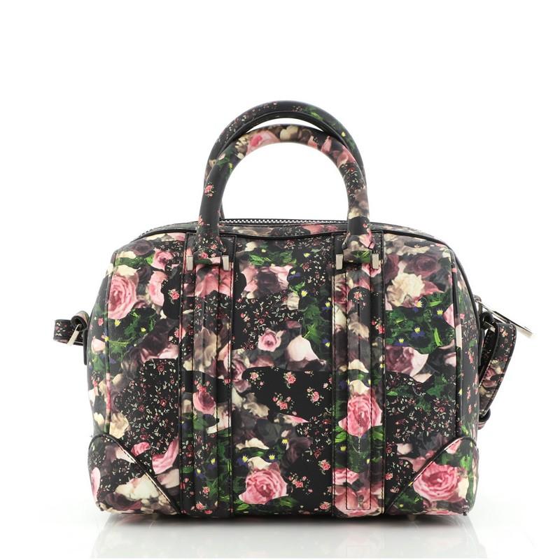 Givenchy Lucrezia Duffle Bag Printed Leather Mini In Good Condition In NY, NY