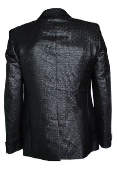Givenchy, Lurex jacquard logo blazer