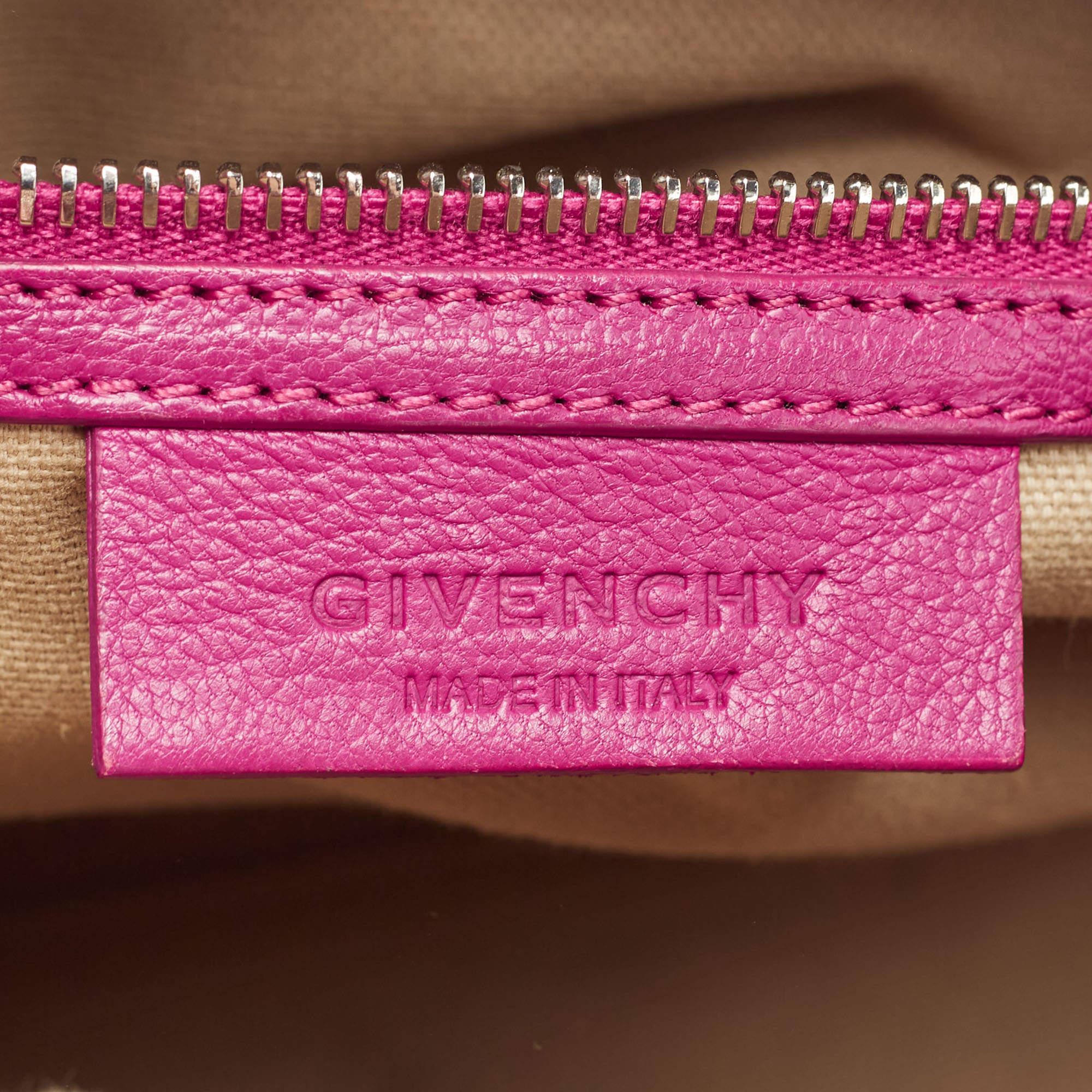 Givenchy Magenta Leather Small Antigona Satchel 9