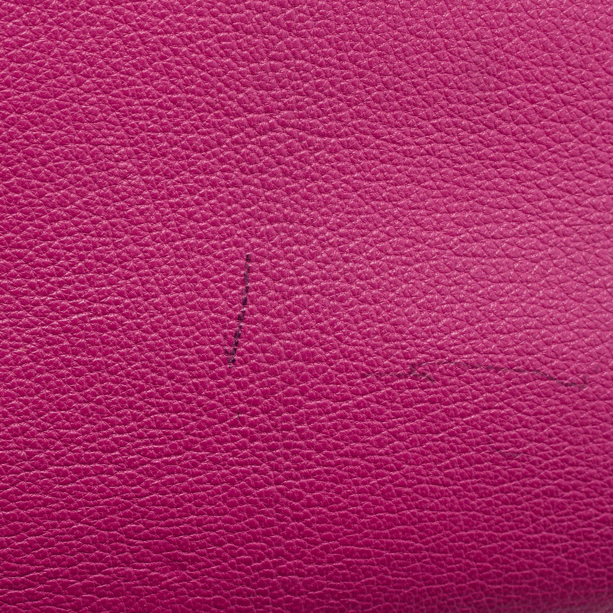 Givenchy Magenta Leather Small Antigona Satchel 4