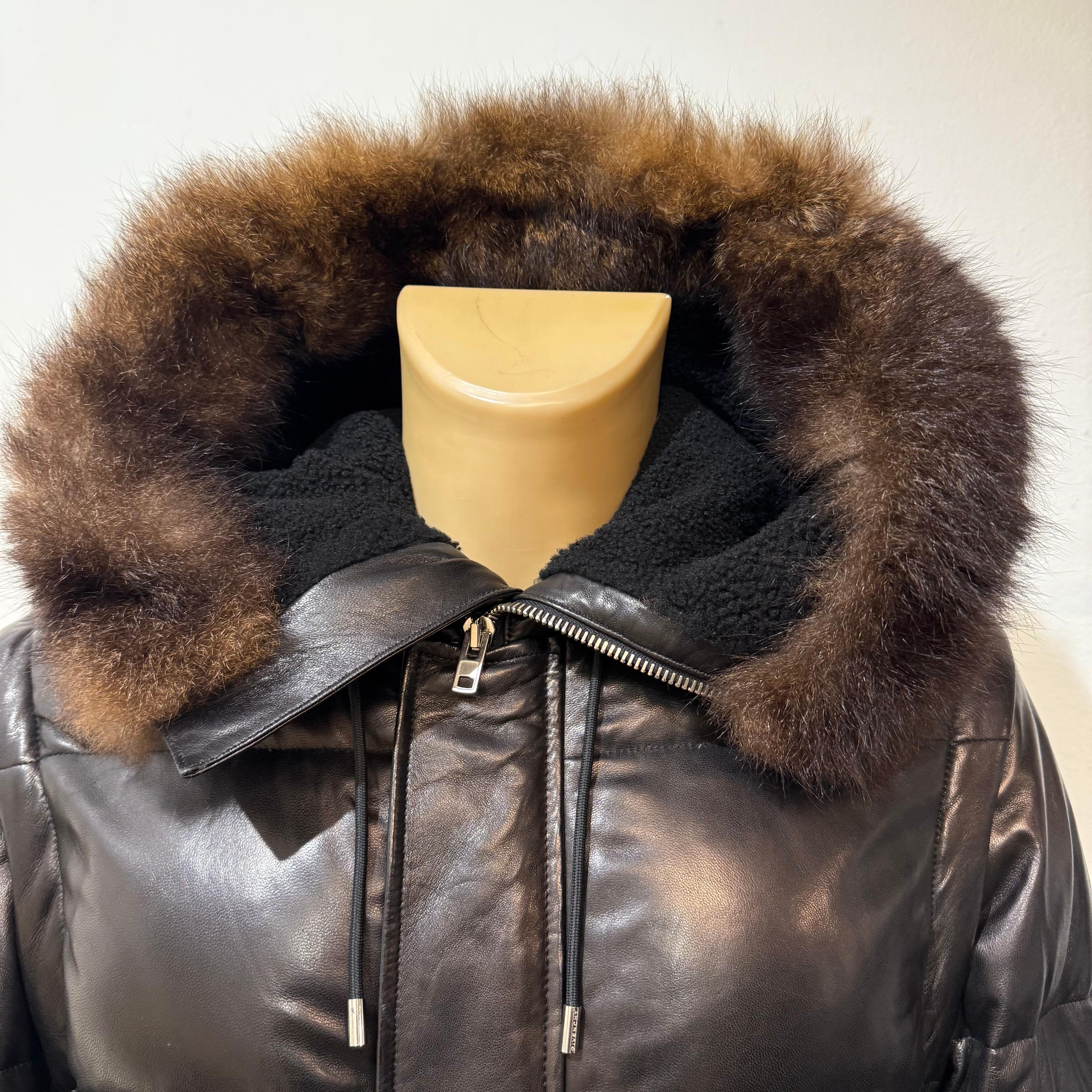 Bomber in pelle d'agnello Givenchy Uomo Taglia IT 52 in vendita 1