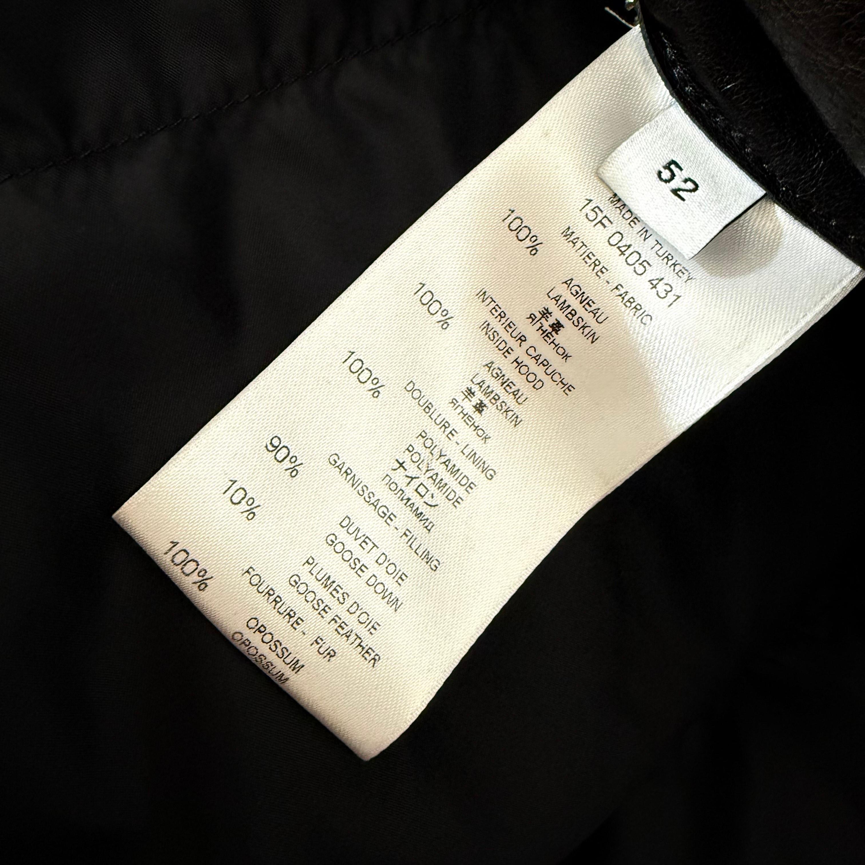 Bomber in pelle d'agnello Givenchy Uomo Taglia IT 52 in vendita 6