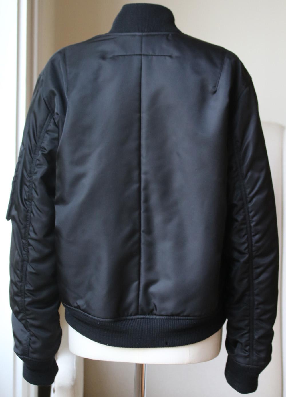 Black Givenchy Mandala Patch Reversible Bomber Jacket