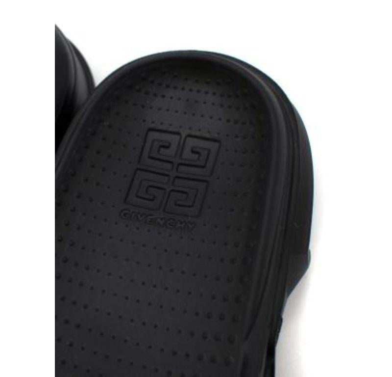 Givenchy Marshmallow Black Foam Sandals For Sale 2