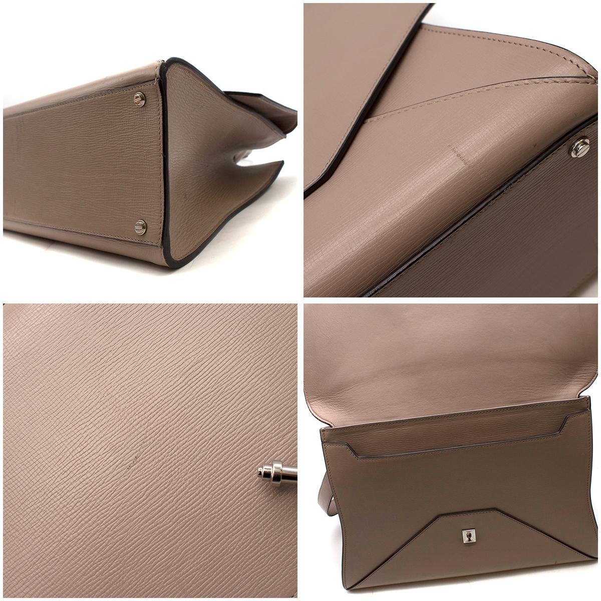 Givenchy Medium Taupe Obsedia Satchel For Sale 1