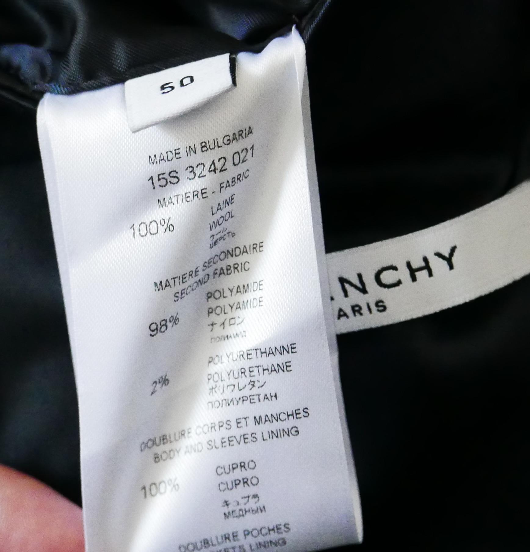 Givenchy Men Hybrid Bomber Blazer Jacket For Sale 2