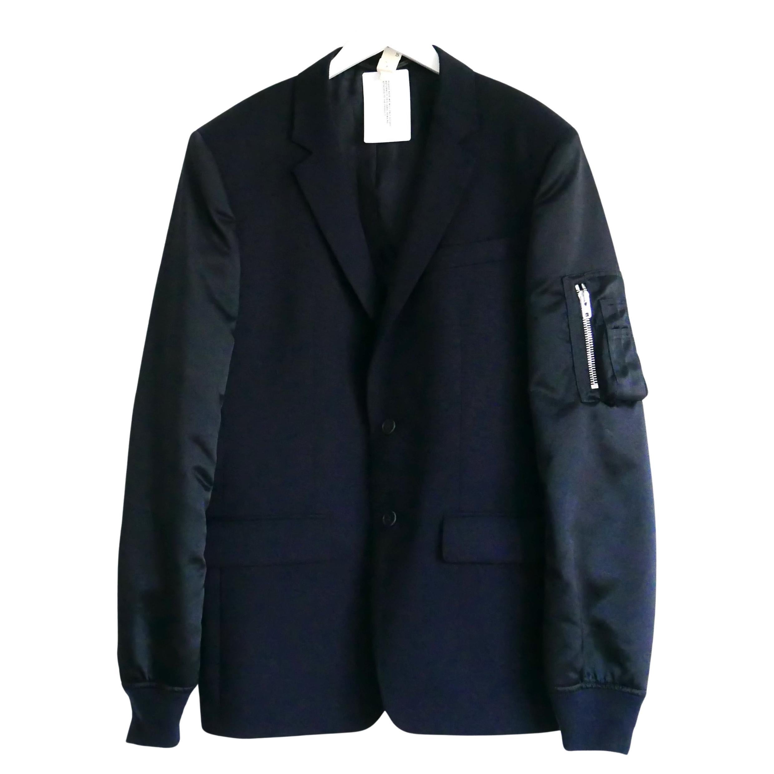Givenchy Men Hybrid Bomber Blazer Jacket For Sale