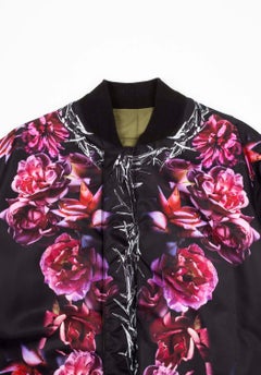 Givenchy Men Jacket bomber Reversible Floral Size ITA48/M