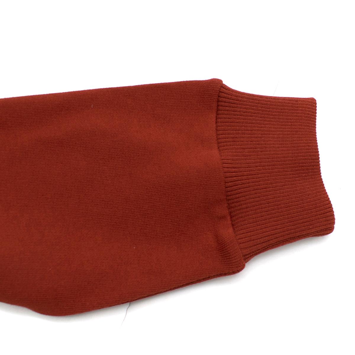 Givenchy Men's Red Intarsia Logo Sweater - New Season	Size S 2