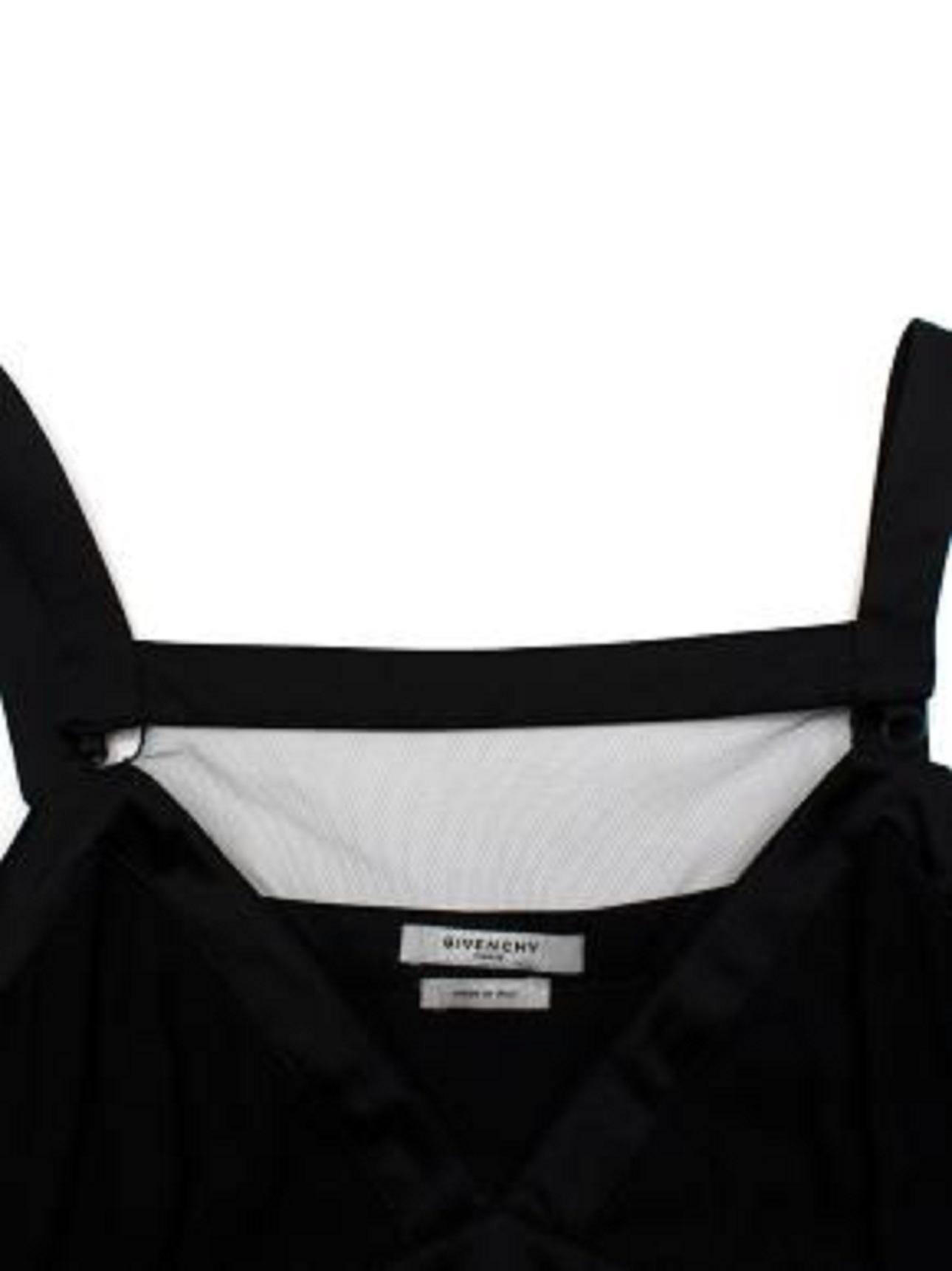 Givenchy Mesh Panelled Little Black Dress For Sale 1