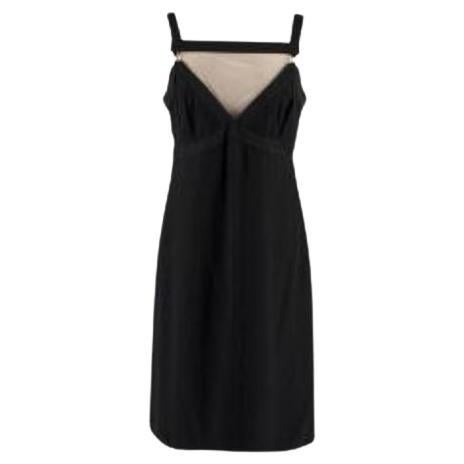 Givenchy Mesh Panelled Little Black Dress For Sale