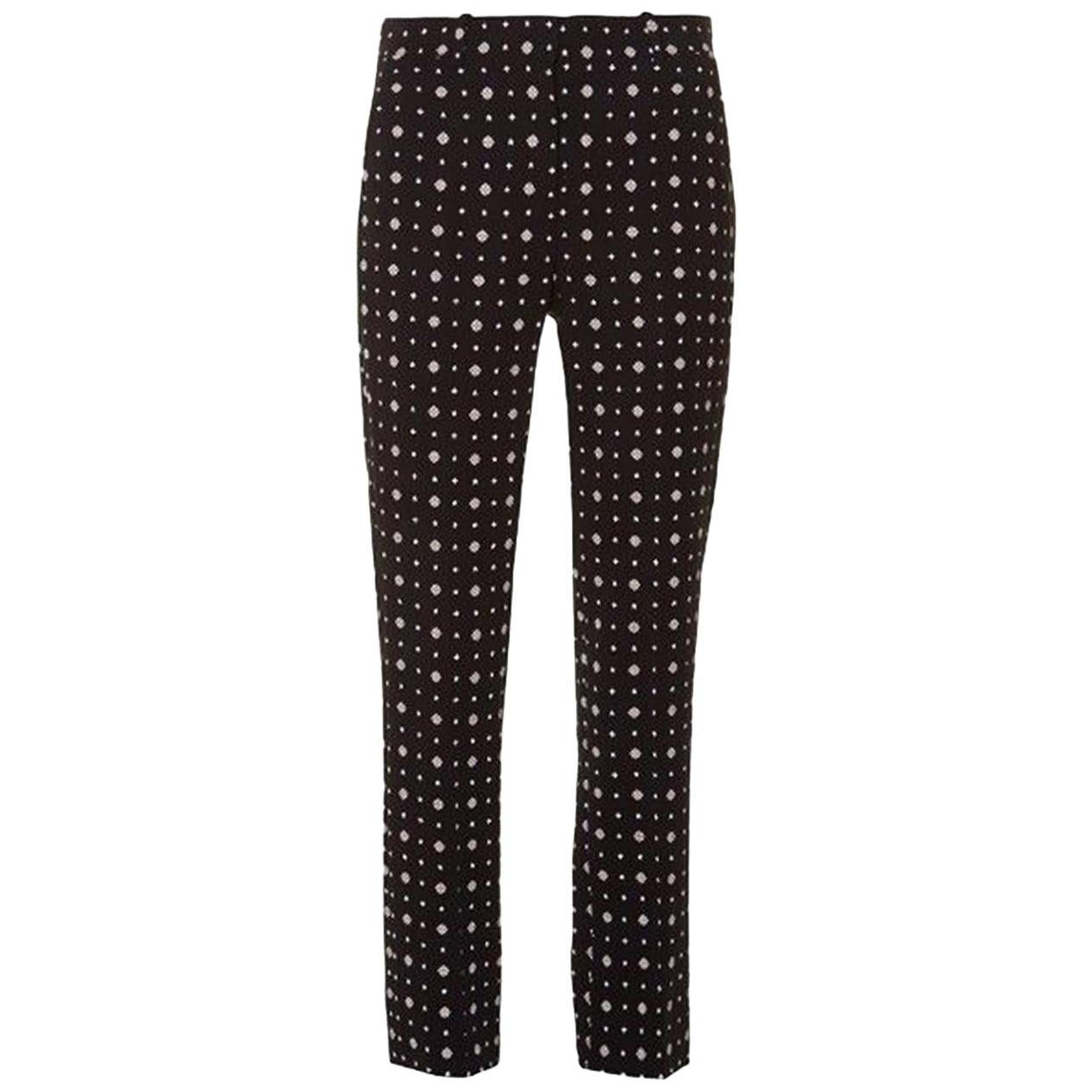 Givenchy Micro Geometric Print Tailored Trousers