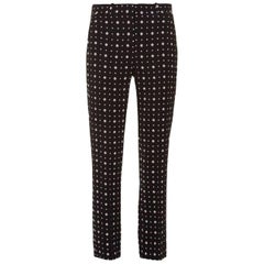 Givenchy Micro Geometric Print Tailored Trousers