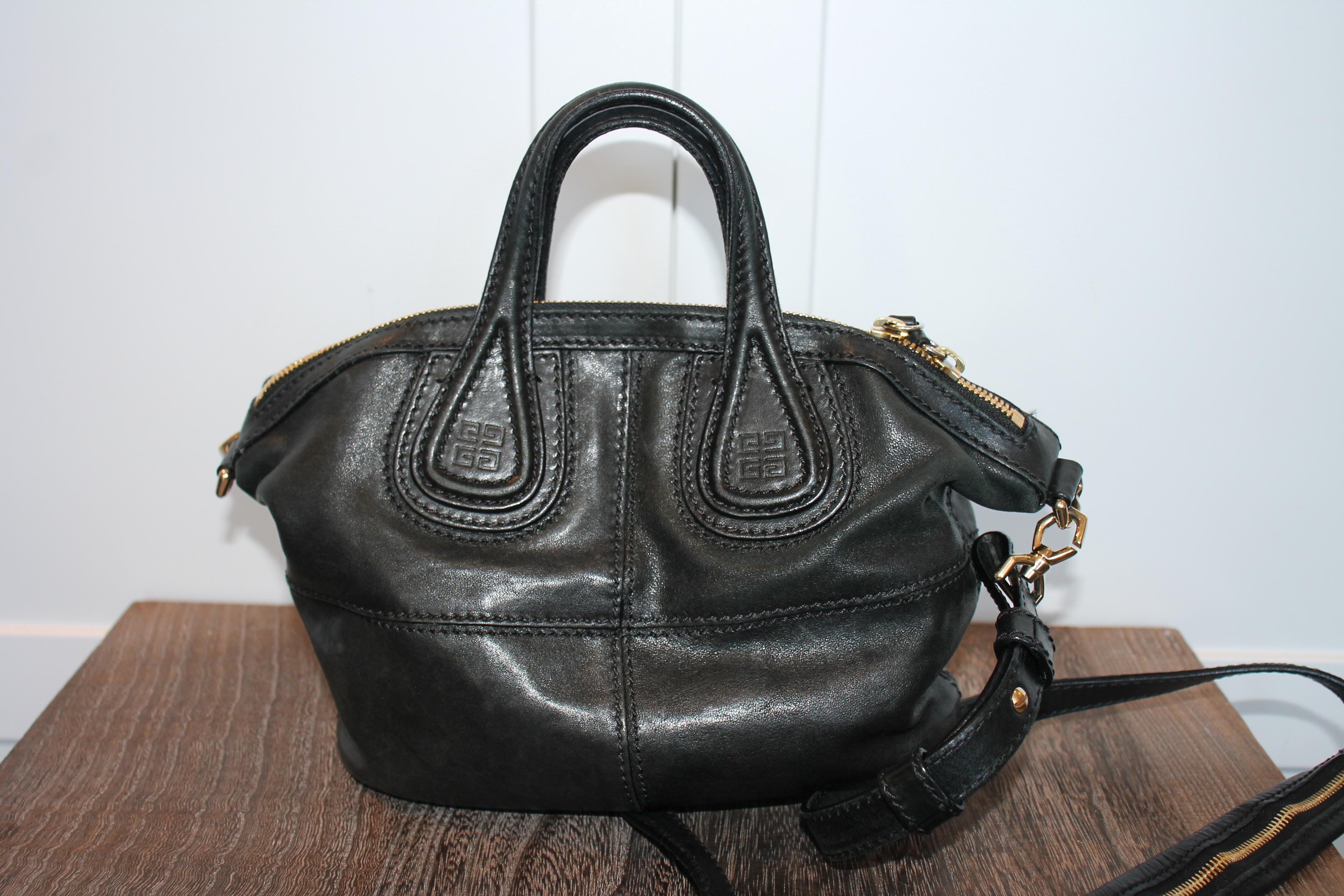 Black Givenchy Micro Nightingale Satchel For Sale