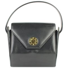 Givenchy Mini Logo Sac A 5mz0116 Black Leather Satchel