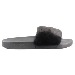 Givenchy Mink Fur And Rubber Slides Eu 40 Uk 7 Us 10