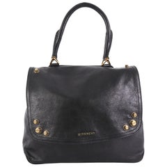 Givenchy Mirte Saddle Bag Bolt Stud Leather Large