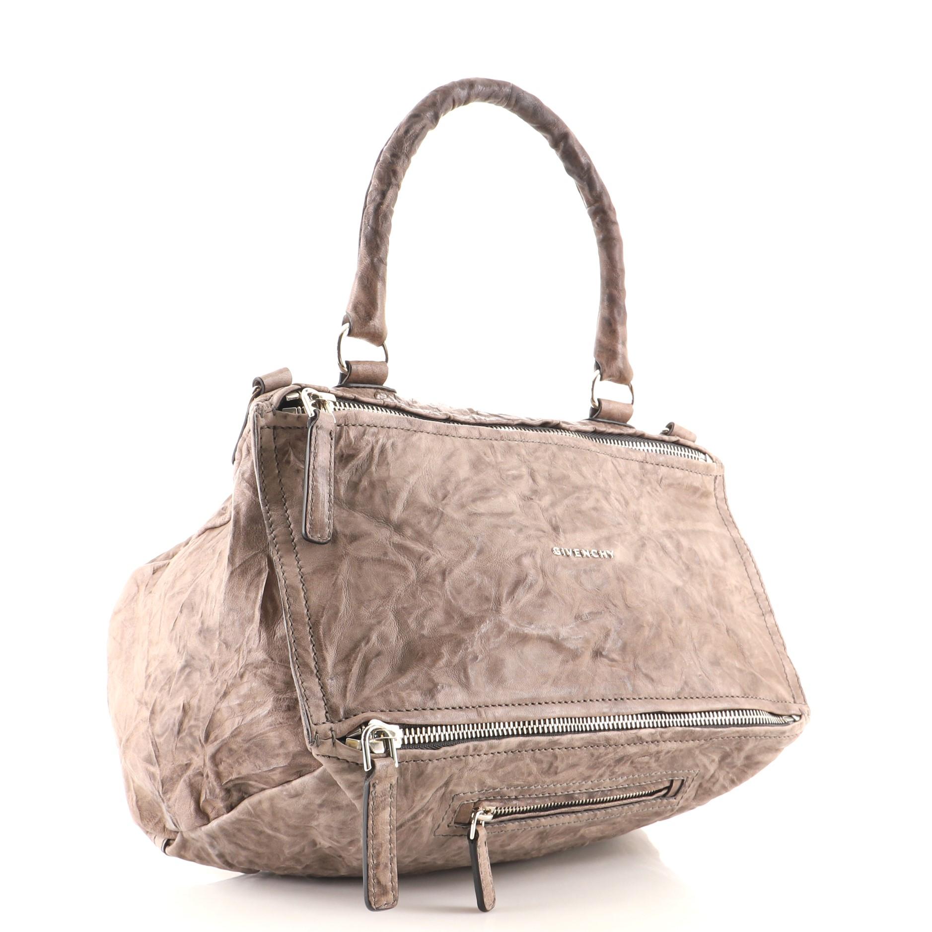 Brown Givenchy Model: Pandora Bag Distressed Leather Medium