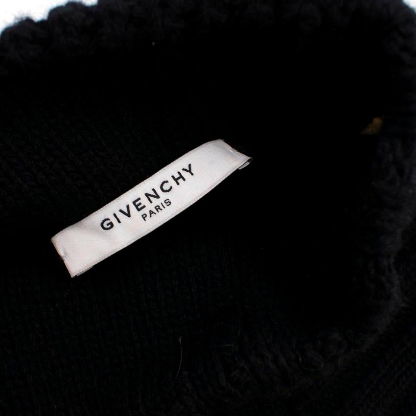 Women's Givenchy Monochrome Knit Wool Vest US 10