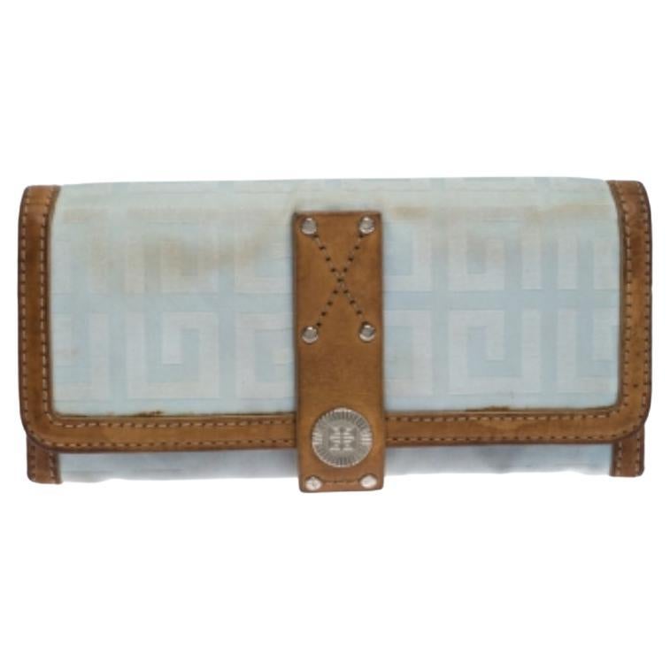 Givenchy Monogram Nylon und Leder Kontinentale Brieftasche im Angebot
