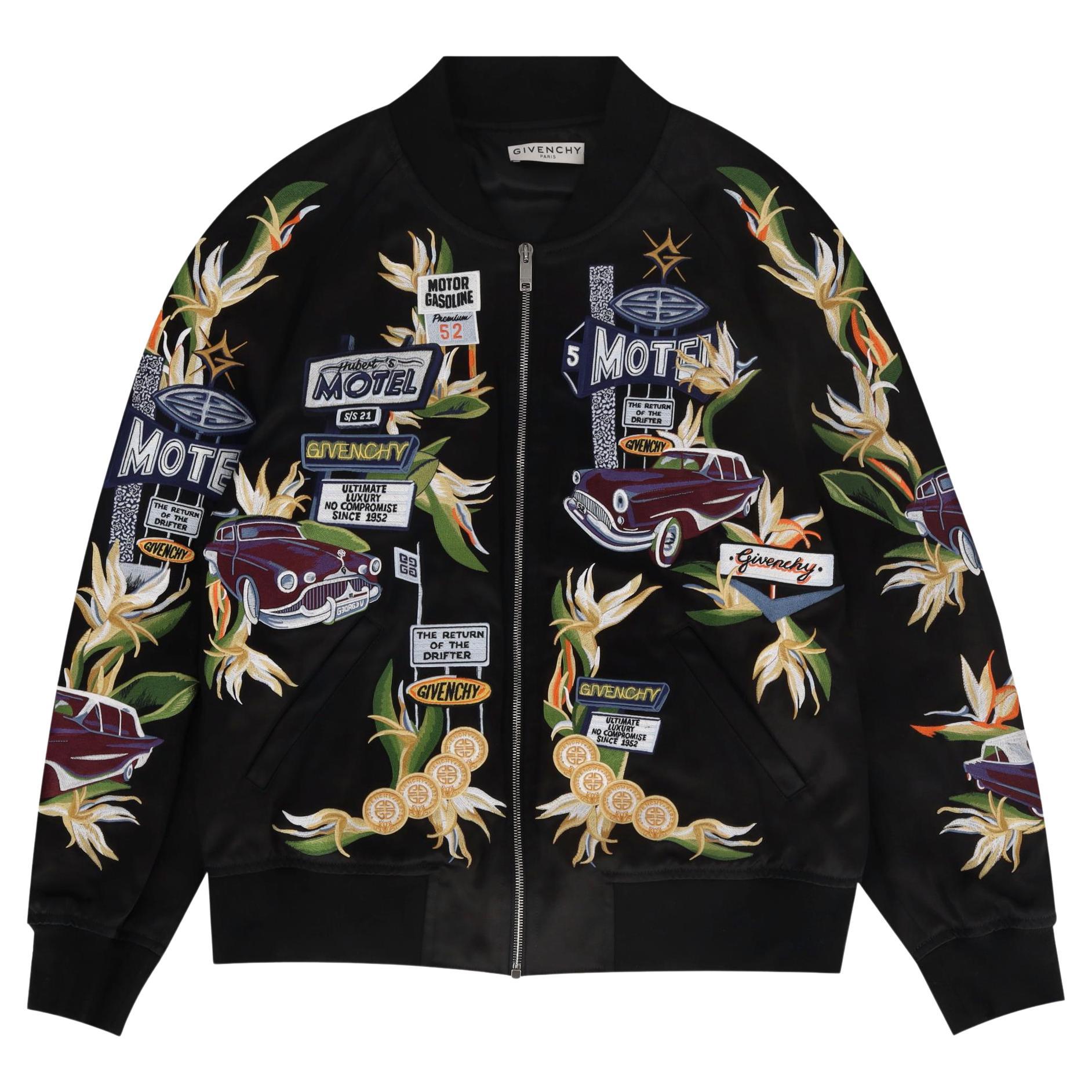 Givenchy Motel-Embroidered 
The Return of the Drifter
 Bomber Jacket For Sale