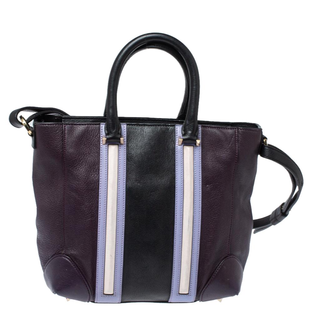 Givenchy has designed this multi-colored Lucrezia tote to assist you on any day. Convenient to carry and fashionably designed, the tote is cut from leather and equipped with a suede interior, two handles, and a shoulder strap.

Includes: Strap