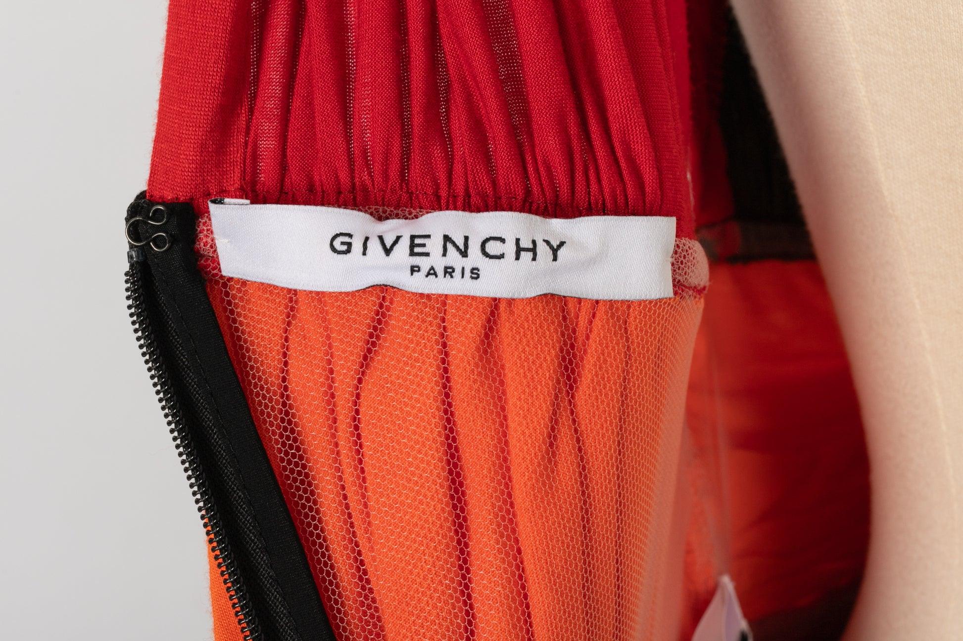 Givenchy Multicolored Jersey Long Dress For Sale 4