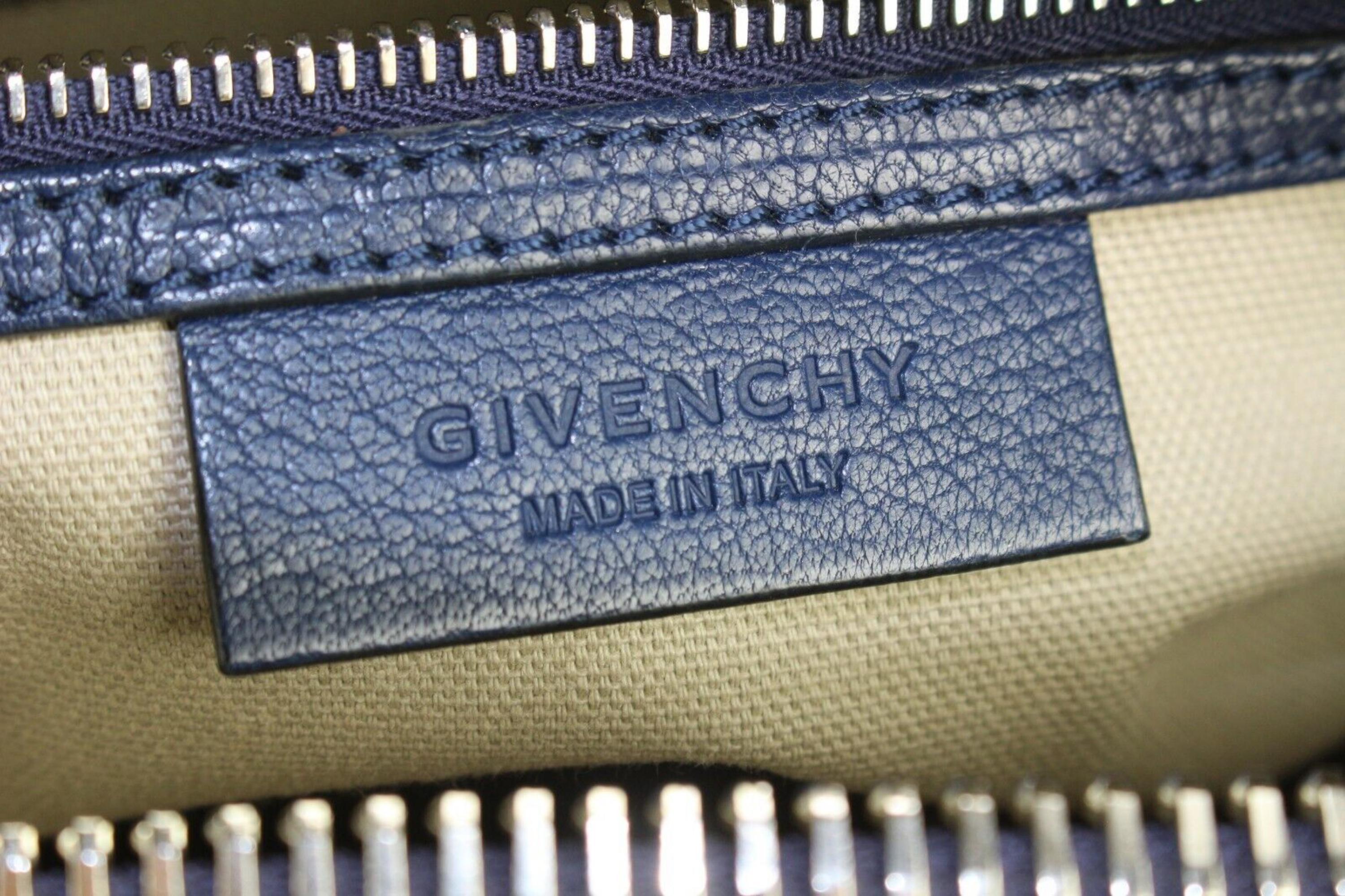 Givenchy Navy Blue Goatskin Leather Antigona Small 1GV1213 5