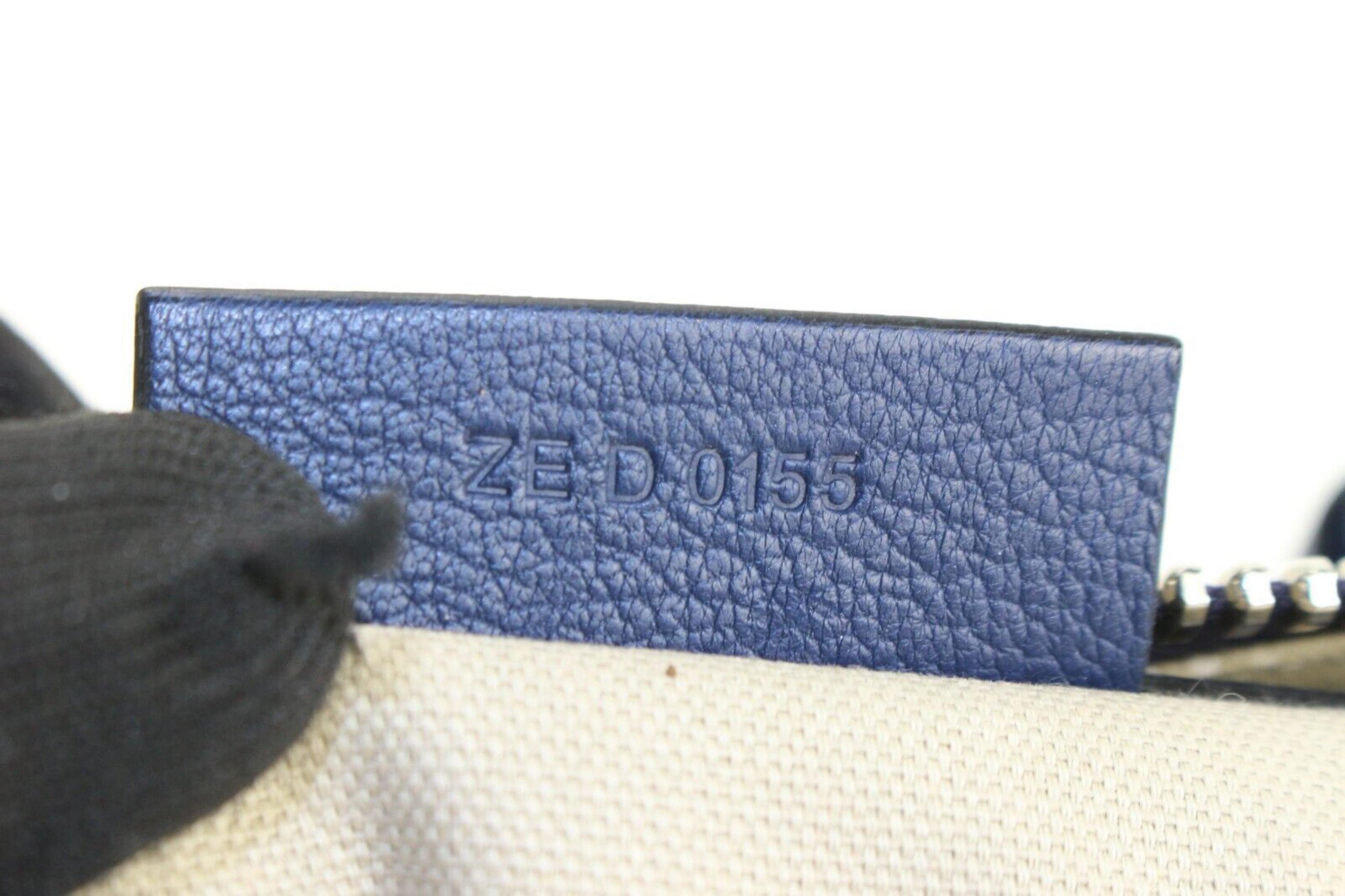 Givenchy Navy Blue Goatskin Leather Antigona Small 1GV1213 3