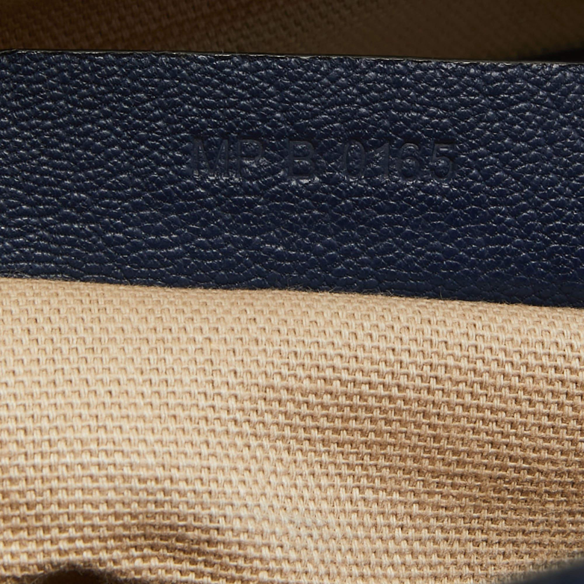 Givenchy Navy Blue Leather Medium Antigona Satchel 2