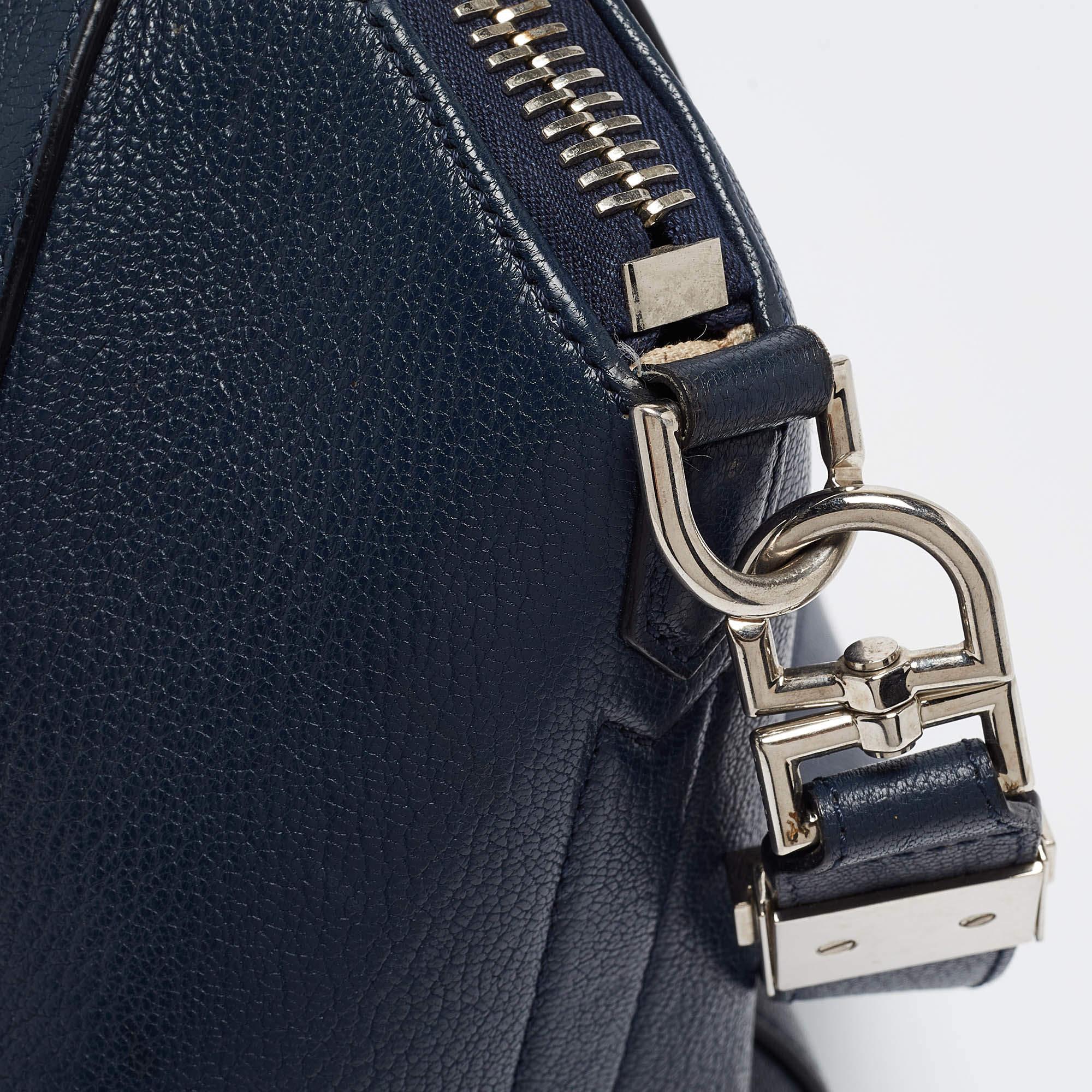Givenchy Navy Blue Leather Medium Antigona Satchel 3