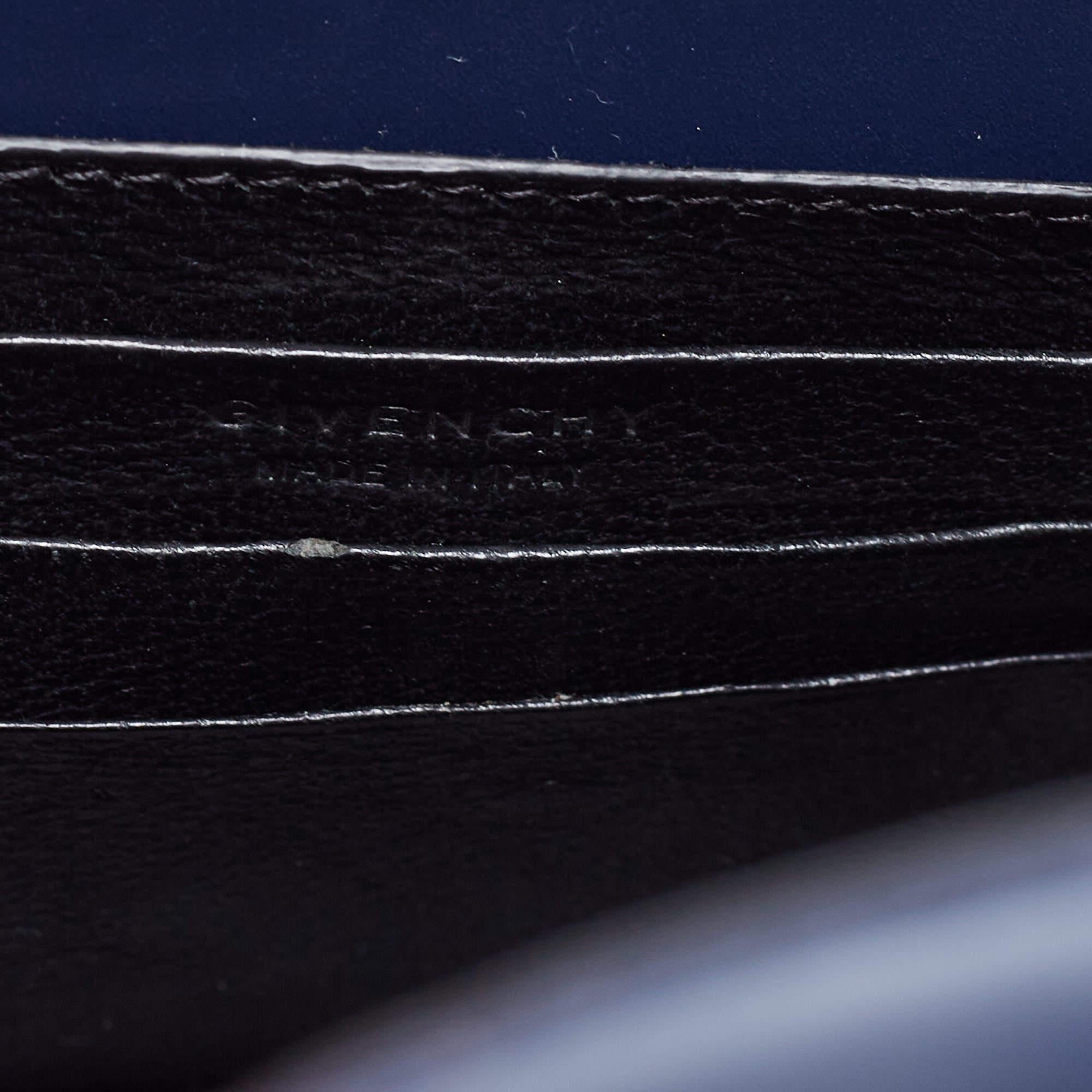 Givenchy Navy Blue Leather Nano Horizon Satchel 5