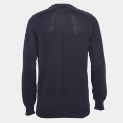 Givenchy Marineblau Marineblau Applique Detail Sweatshirt L