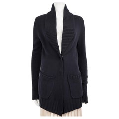 Givenchy Navy Wool Knit Cardigan Size S