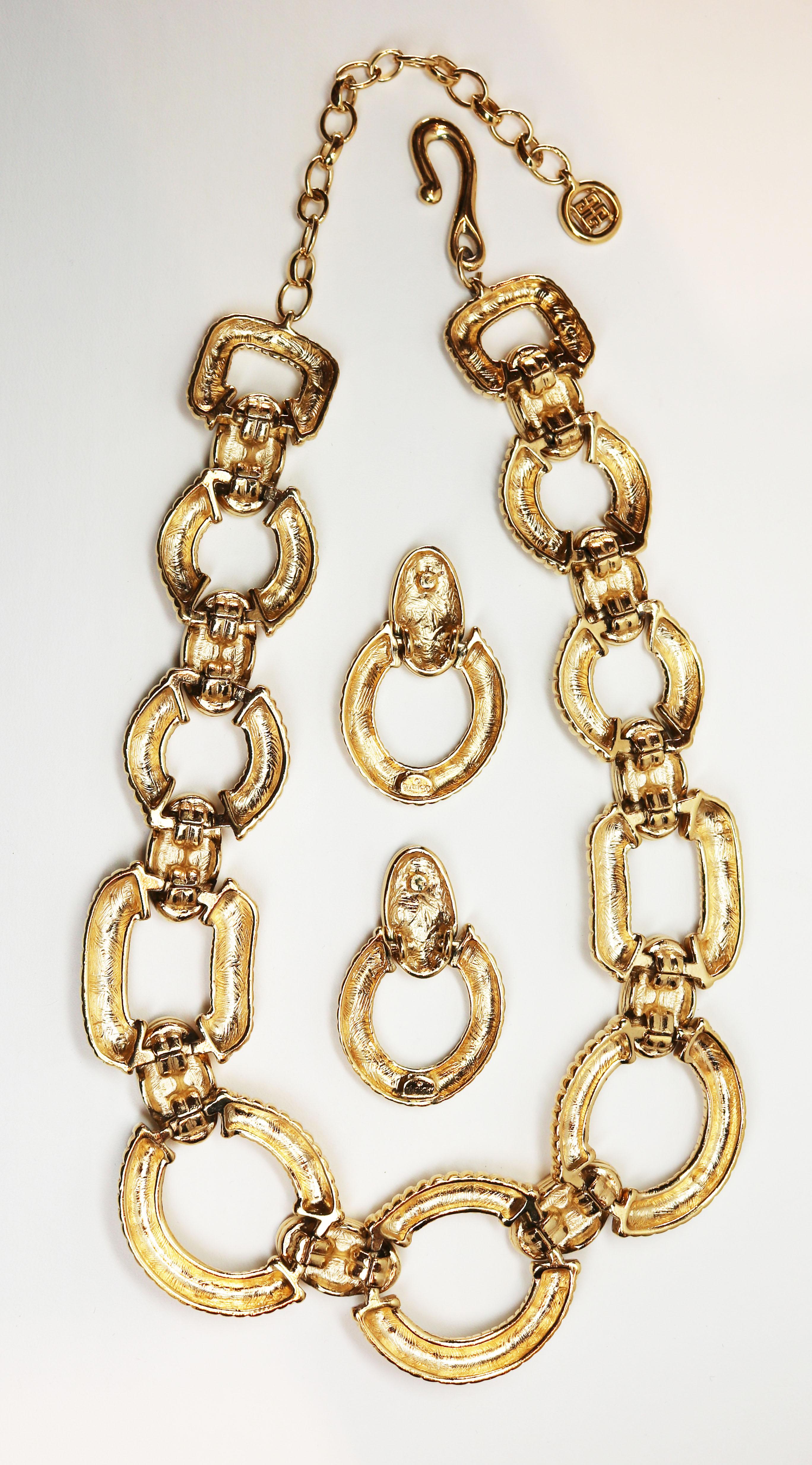 Givenchy Necklace and Earring Demi Parure For Sale 6