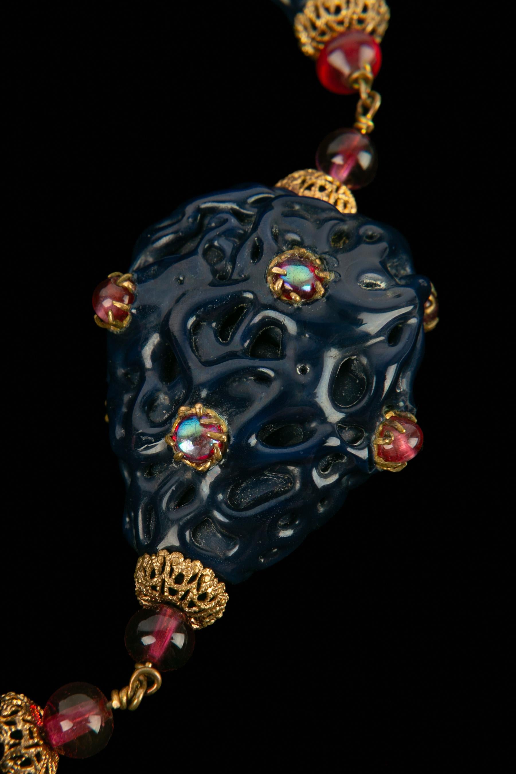 Givenchy necklace by the house Gripoix 1960 in vendita 1