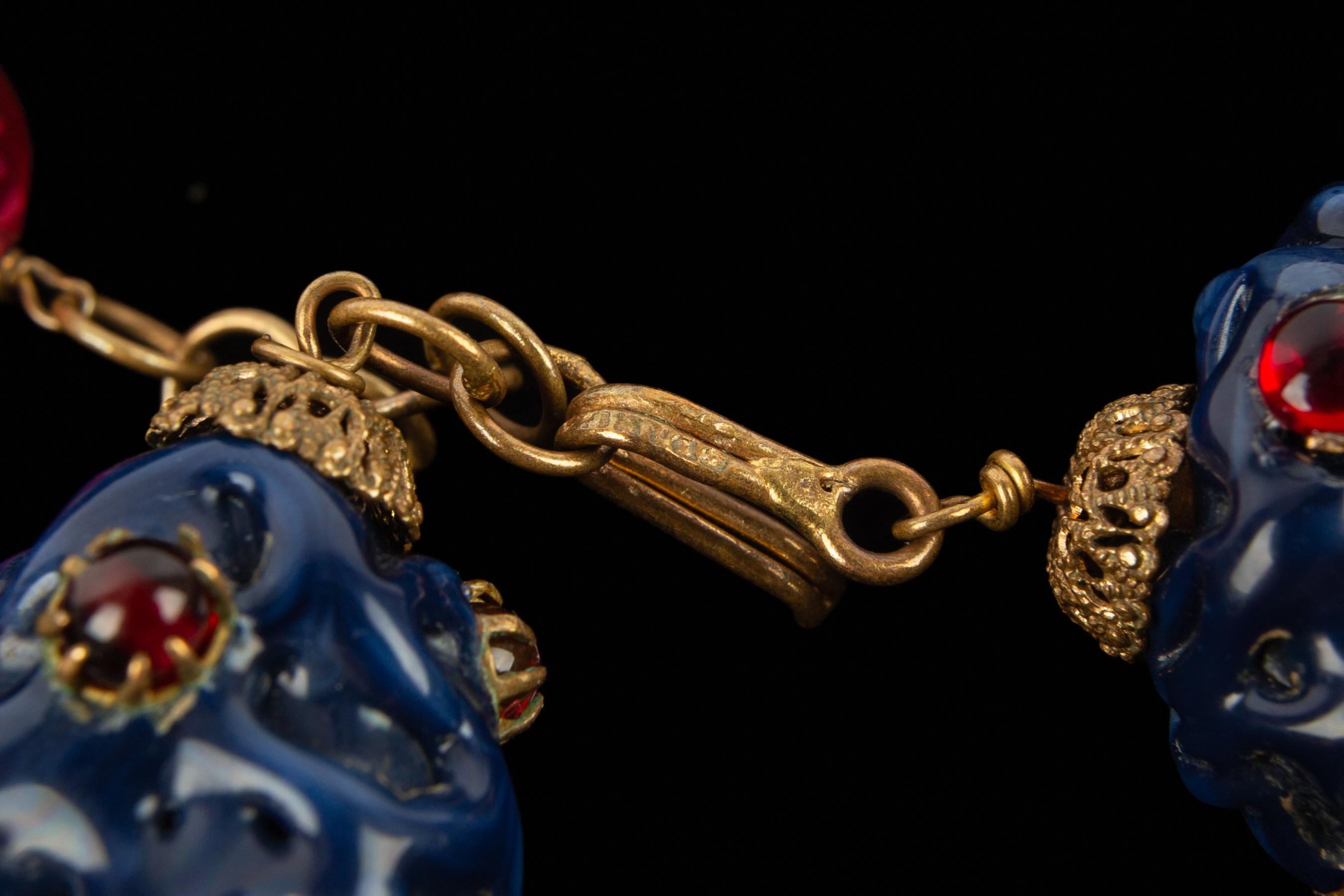 Givenchy necklace by the house Gripoix 1960 in vendita 4
