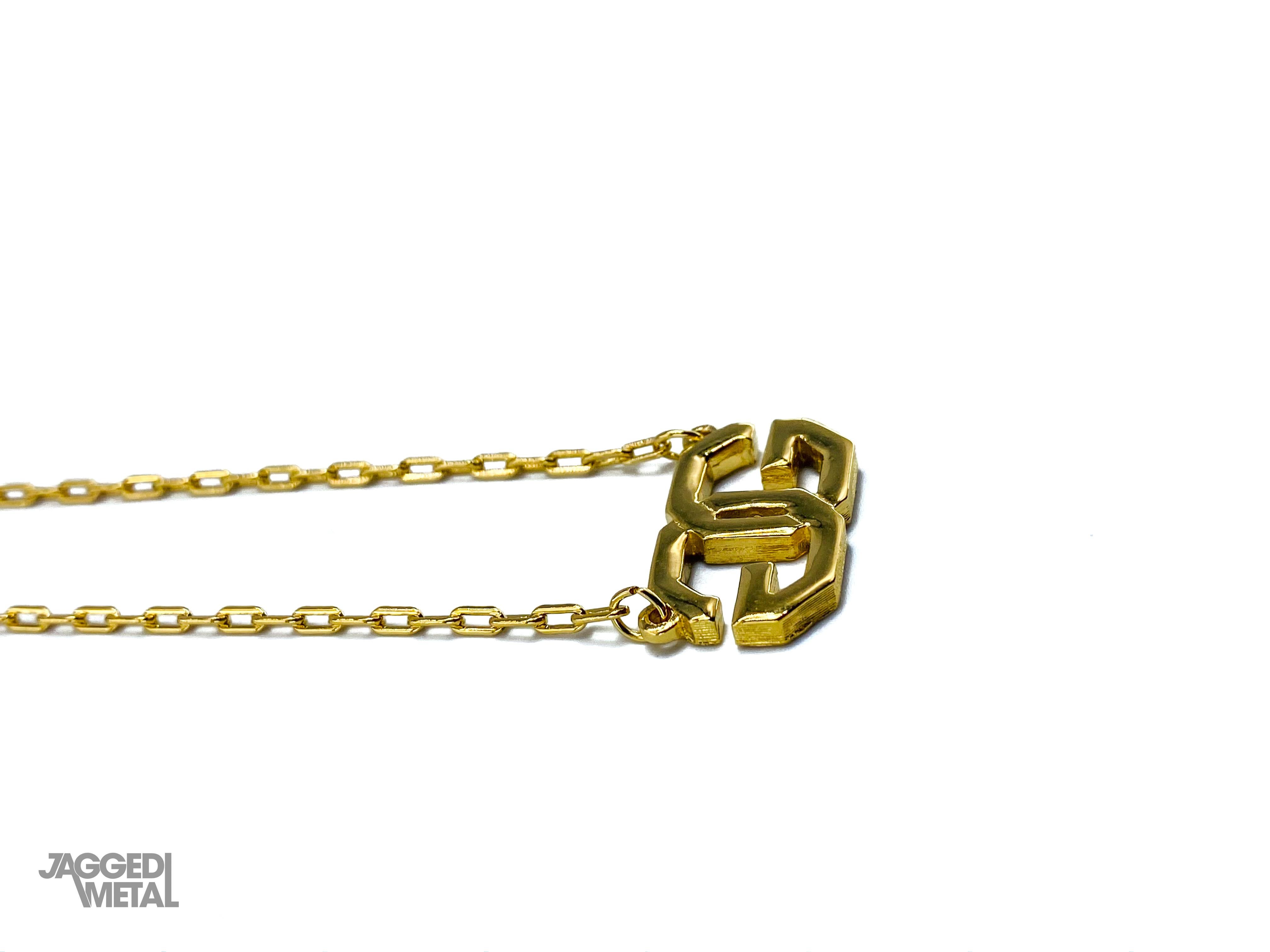 Givenchy Necklace Vintage 1970s

A super cool chain and pendant from the Givenchy 1970s archive - their hey day of jewellery when pieces were made with great quality and care

Detail
-Made in France in the 1970s
-Crafted from gold plated metal
-Fine