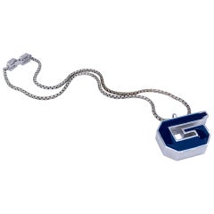 GIVENCHY Necklace Retro 1970s Whistle Pendant