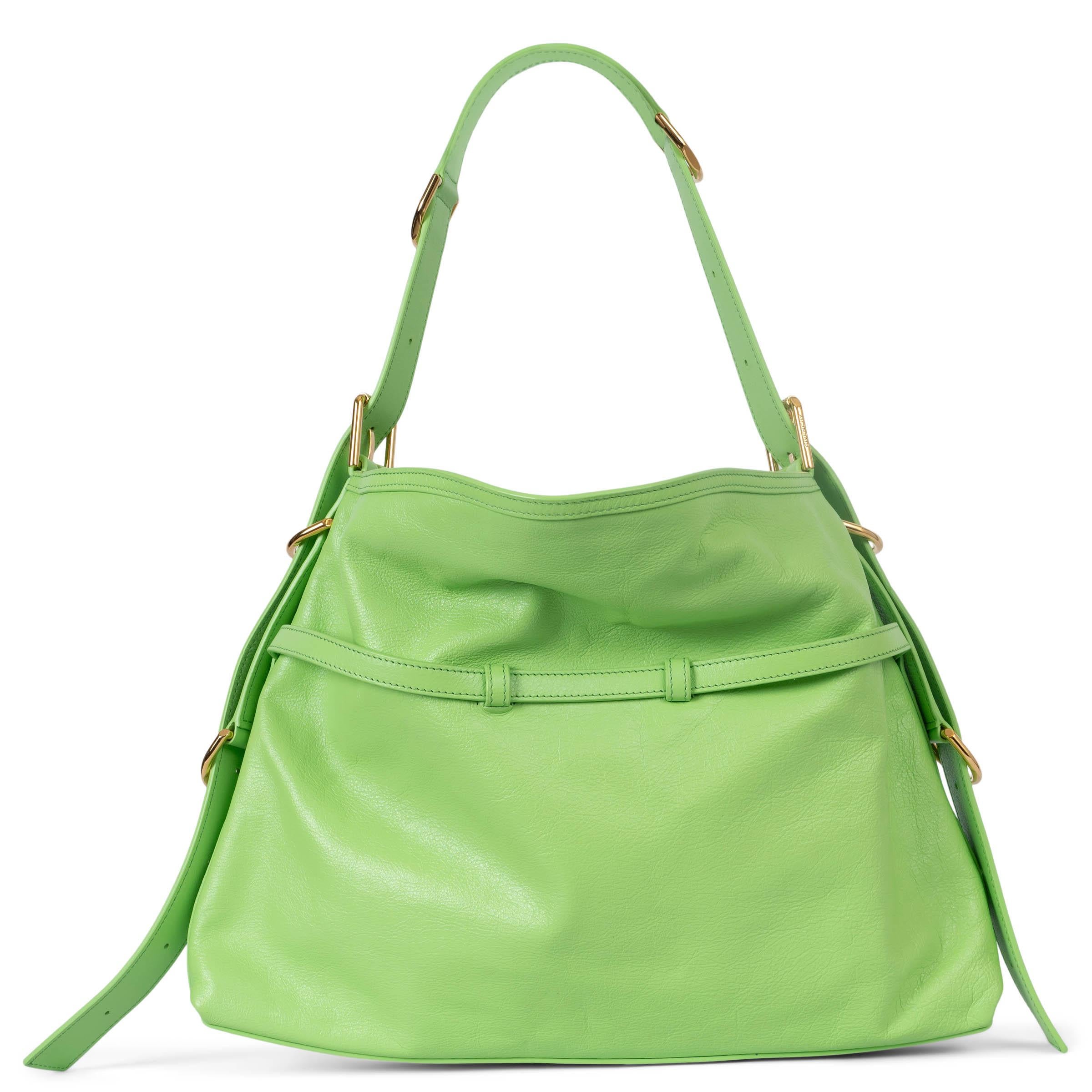 Bolso Hobo GIVENCHY 2023 VOYOU MEDIUM de piel verde neón Verde en venta