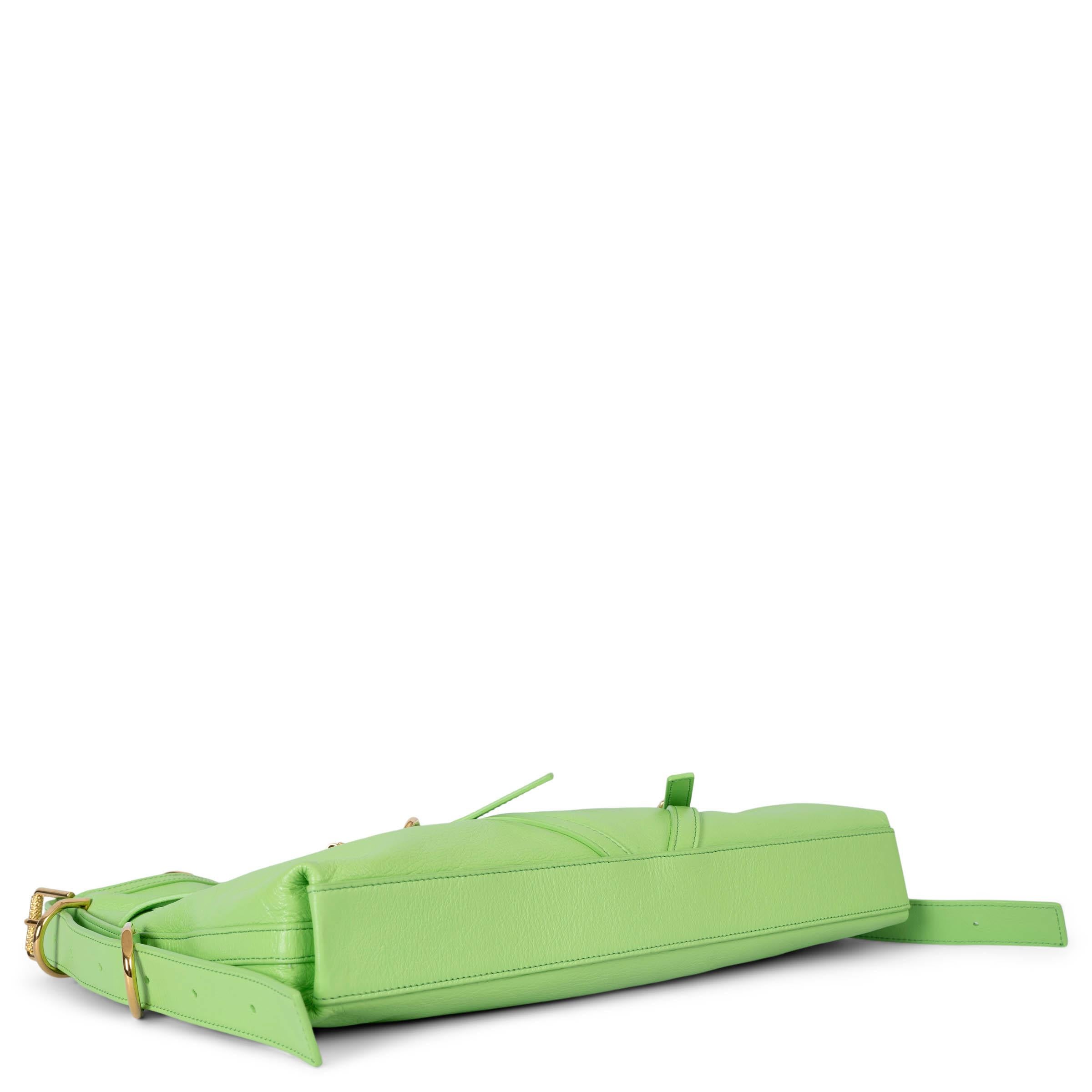 De las mujeres Bolso Hobo GIVENCHY 2023 VOYOU MEDIUM de piel verde neón en venta