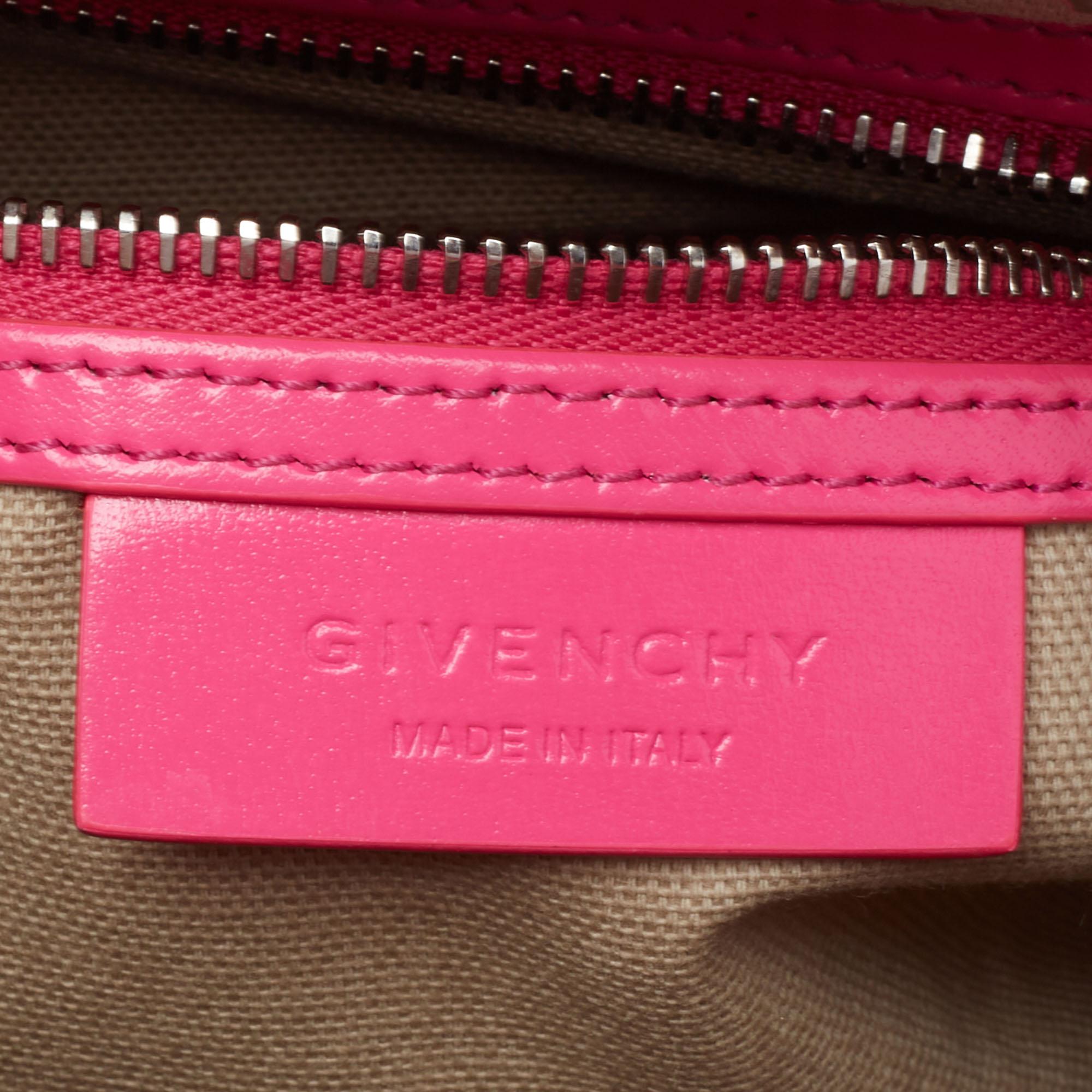 Givenchy Neon Pink Leather Mini Antigona Satchel 3