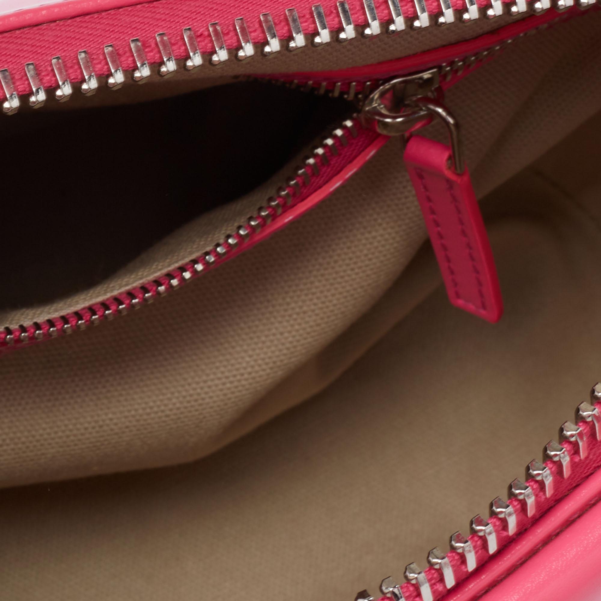 Givenchy Neon Pink Leather Mini Antigona Satchel 2
