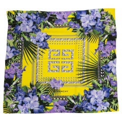 Givenchy New Flower Silk Scarf